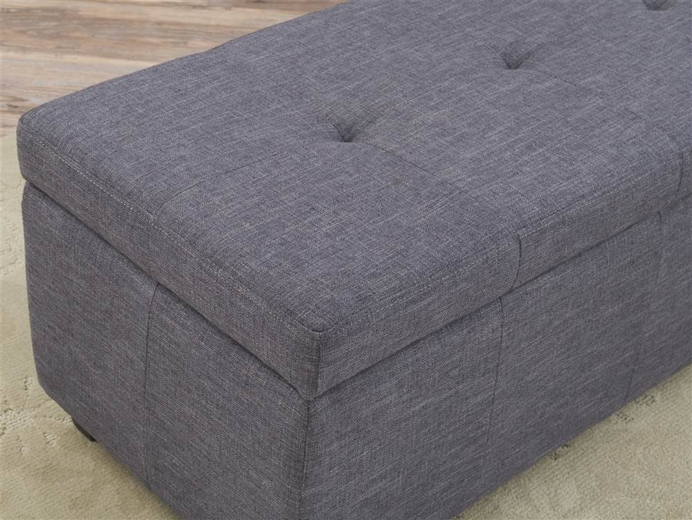 Upholstered Storage Bench B129