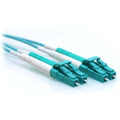 Aqua 90M LC/LC Duplex 50/125 Multimode OM4 Fiber Patch Cable X85471