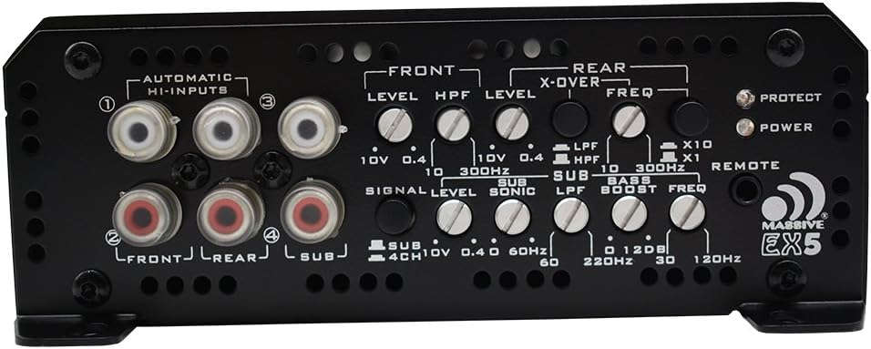 2500 Watt 5 Channel Car Amplifier M84155