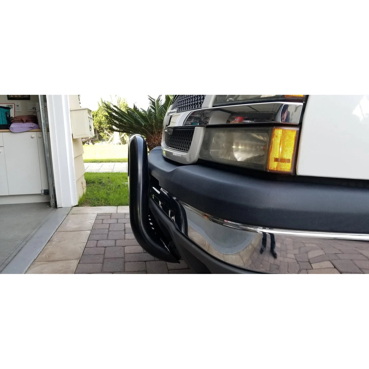 Black 3" Bull Bar Bumper Grille Guard R41382
