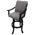 Swivel Solid Wood Bar Stool in Mojave Gray K825
