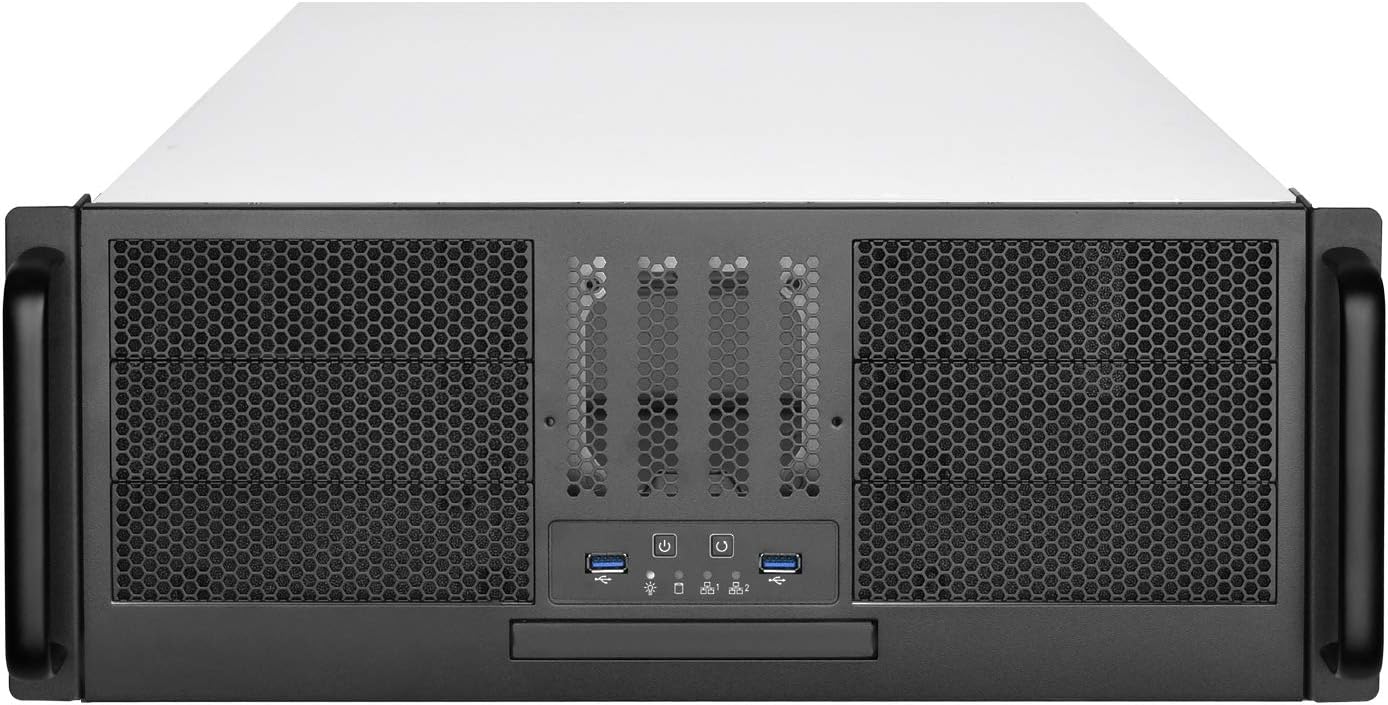 4U Rackmount Server Case with 5.25 6-Bay and USB 3.1 Gen 1 X9008