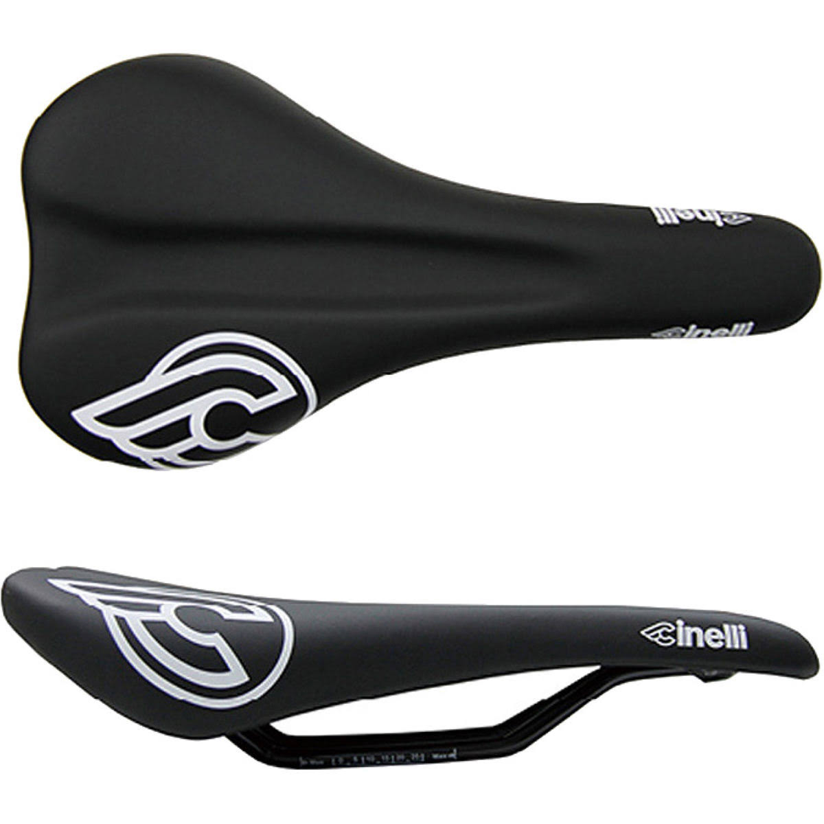 Black / White Saddle N478