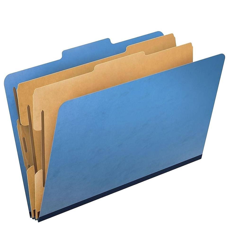 Legal Light Blue Classification Folders 10/Box P83669