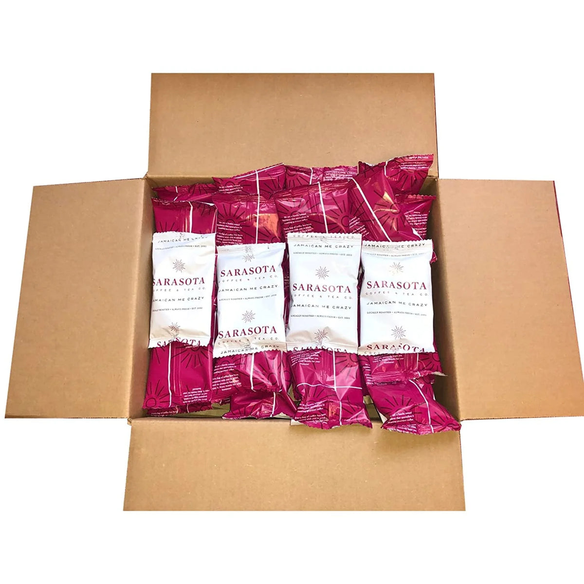 Jamaican Me Crazy Ground Coffee Packets, Medium Roast, Pack of 36 Z5566