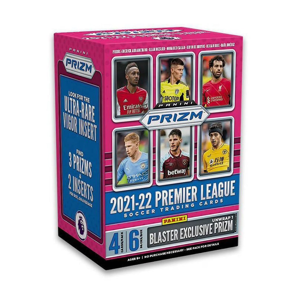 2021-22 Panini Prizm Premier League Soccer Trading Card Blaster Box I412564