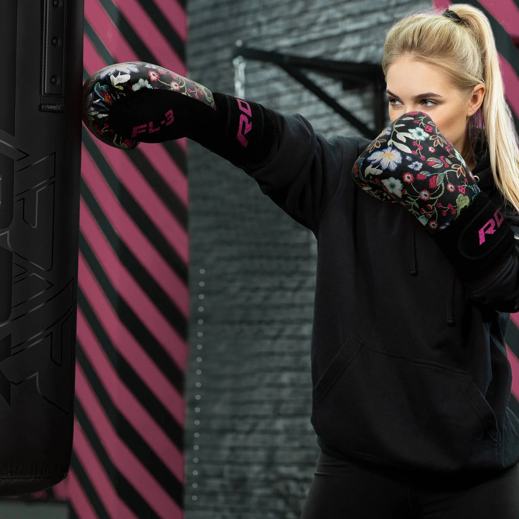 Women Boxing Gloves for Training, Muay Thai, Sparring, Fighting, Kickboxing Y952767