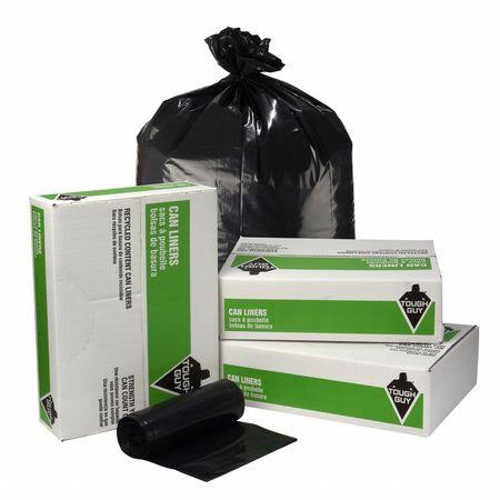 Recycled Trash Bags 45 gal. Black PK100 X9254