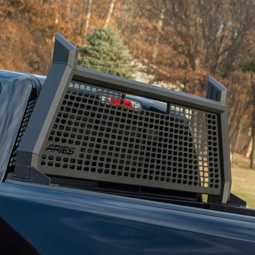 Black Aluminum Truck Headache Rack Cab Protector D156727