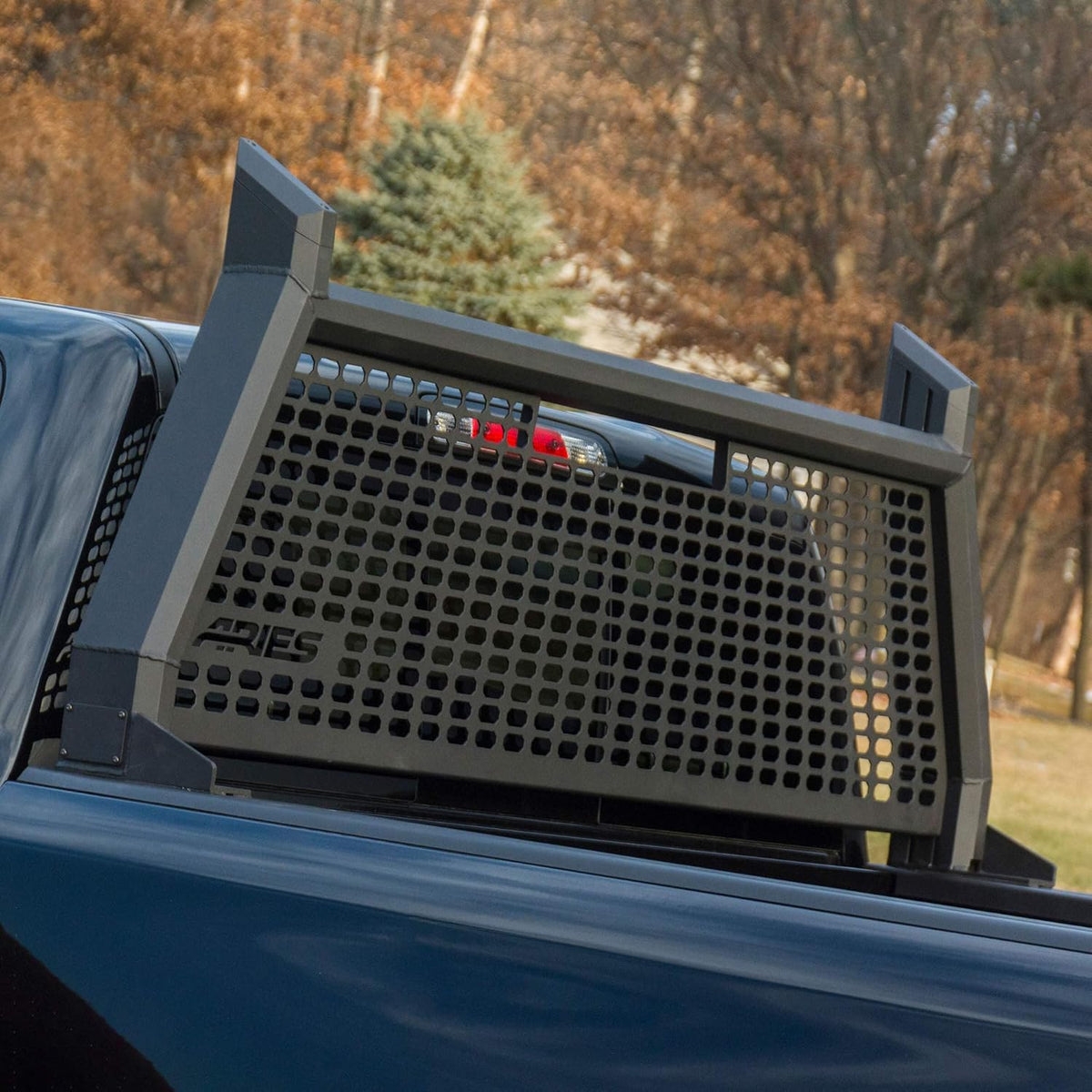 Black Aluminum Truck Headache Rack Cab Protector D156727