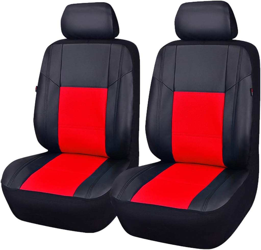2 Pc PU Leather Car Seat Covers N517009