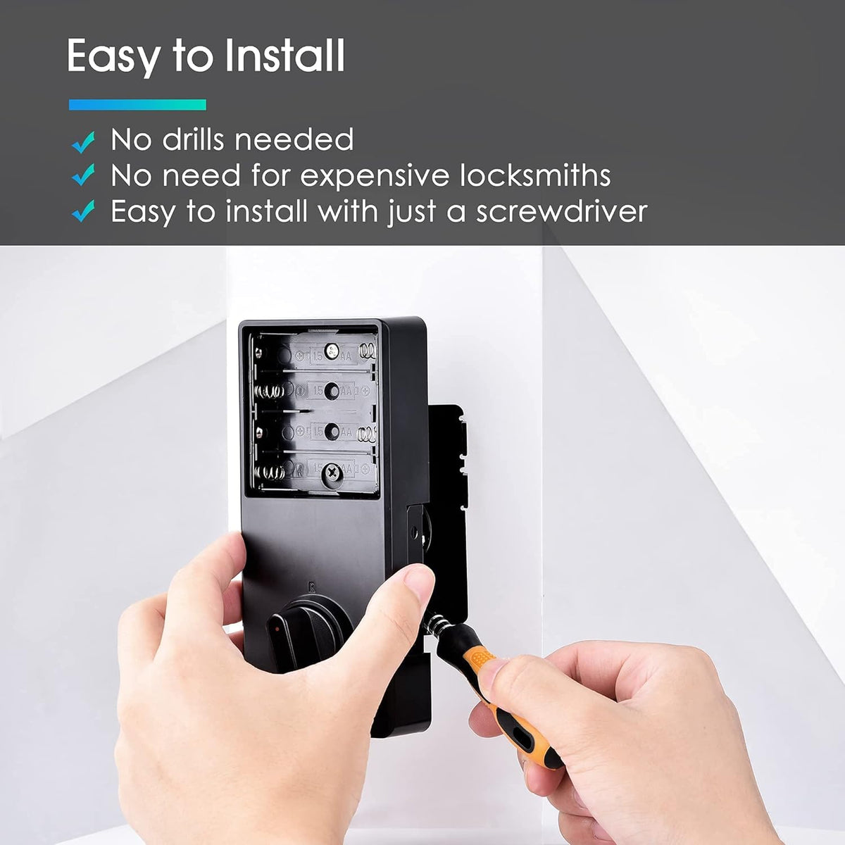 Smart Deadbolt Lock with Bluetooth App and Keypad Q5068