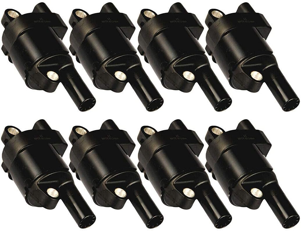 8pcs Ignition Coil Pack And Iridium Spark Plug A3576