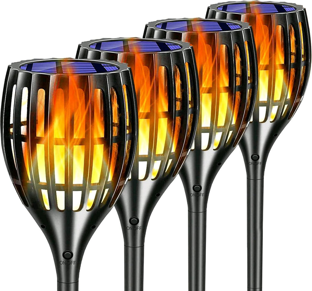 Solar Torch Lights with Flickering Flames N1491