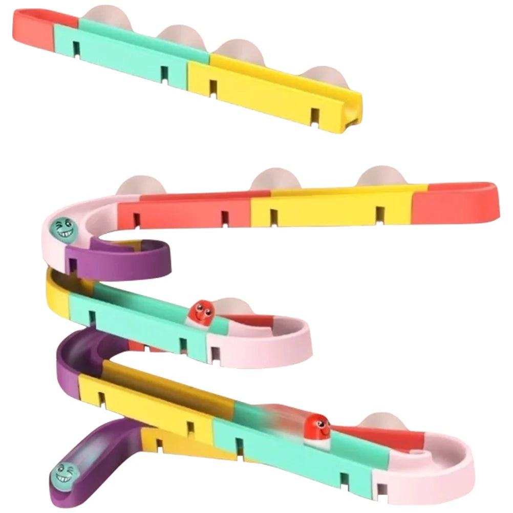 Rolling Ball Track Toy Building Toy DIY Educational Toy U2176