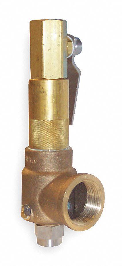 Pop Safety Valve, 3/4In, 500 psi, Bronze X517