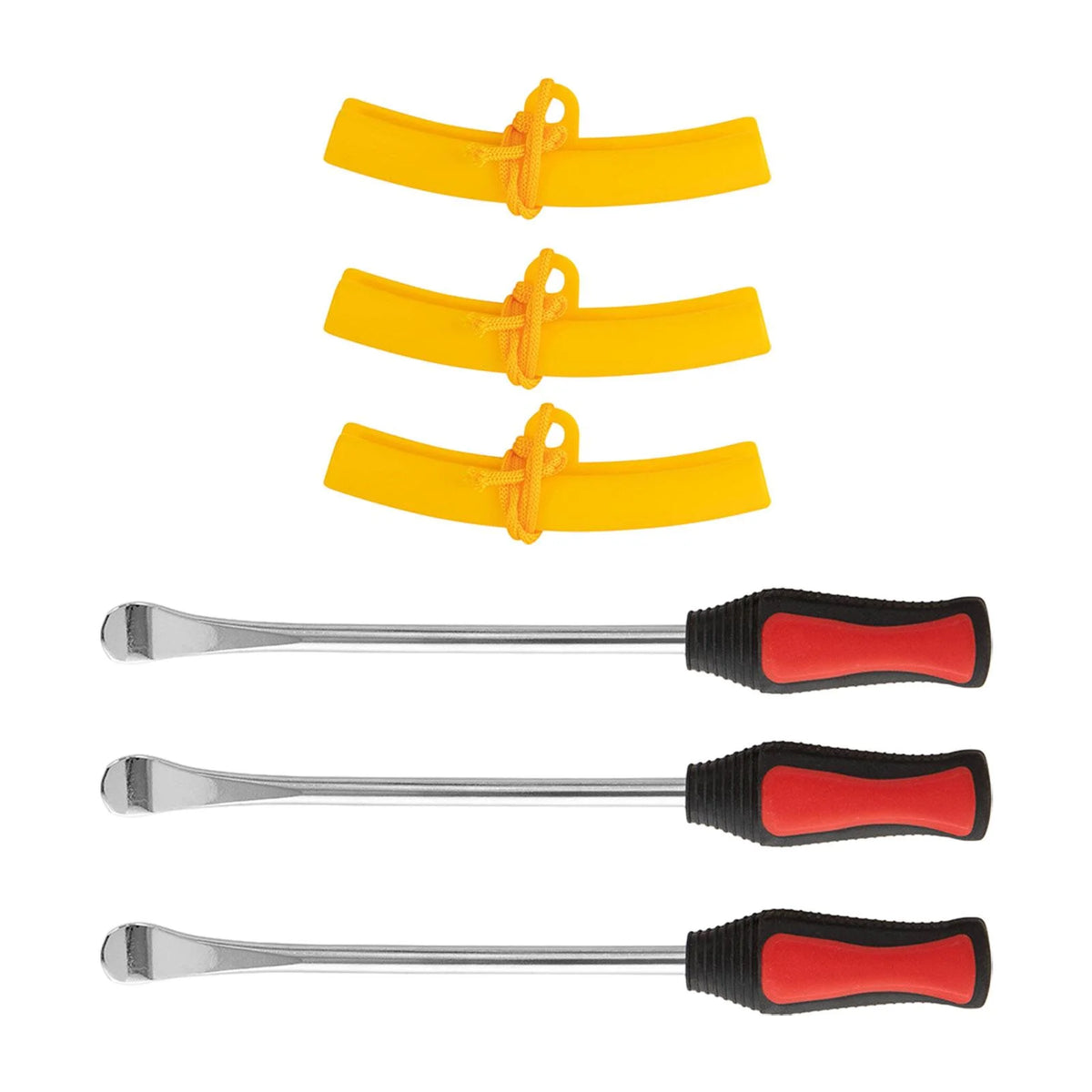 Yellow 3Pcs Tire Spoon Lever Repair Tool P311