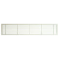 12x22 Solid Aluminum Fixed Bar Supply/Return Air Vent Grille, White-Matte P9534