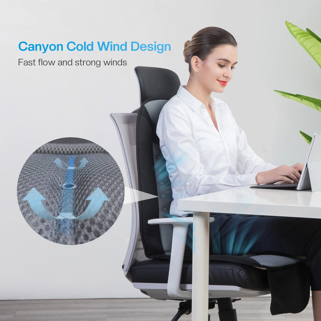 Car Seat Cushion with Back Massage O4319