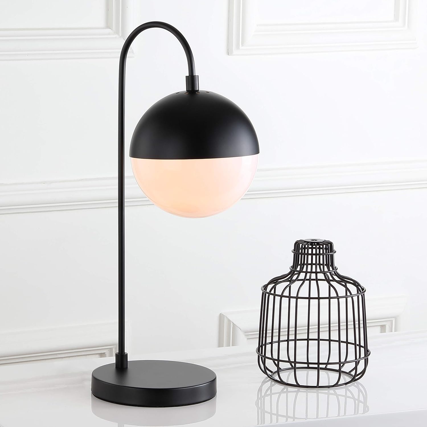 Brass Gold Orb 21-inch Table Lamp X5391