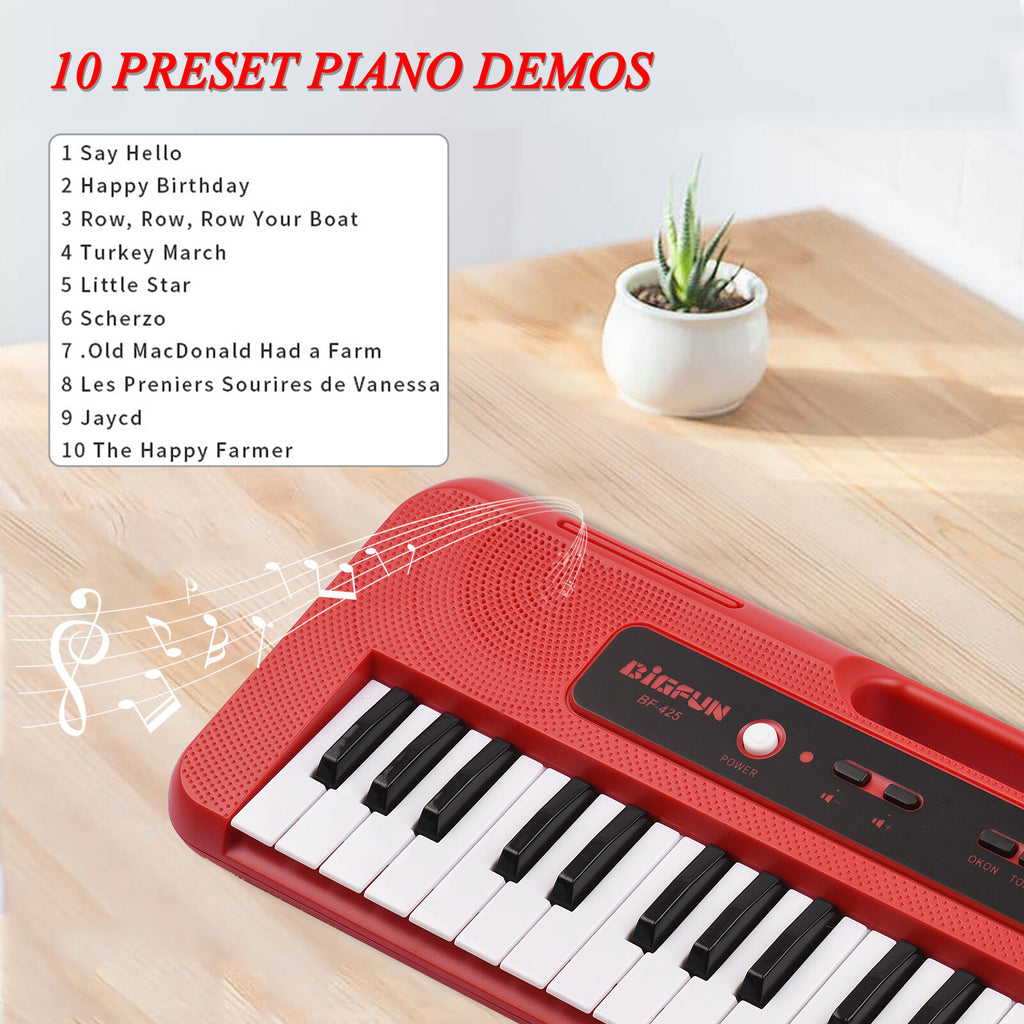 37 Key Children Electronic Piano with Mini Microphone E678353
