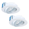 4 in. Selectable CCT Integrated LED Recessed Light Trim Adjustable Gimbal (2-Pack) R675610