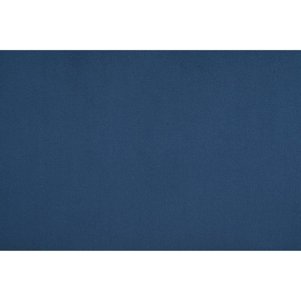 Midnight Blue Velvet Armchair with Gold Legs L317