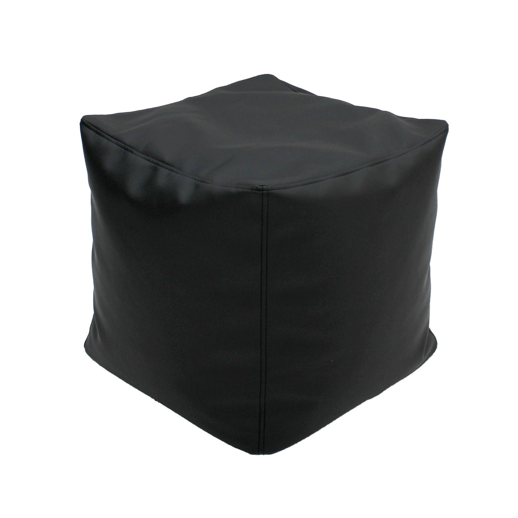 Raspberry Square Bean Bag Pouf V816677