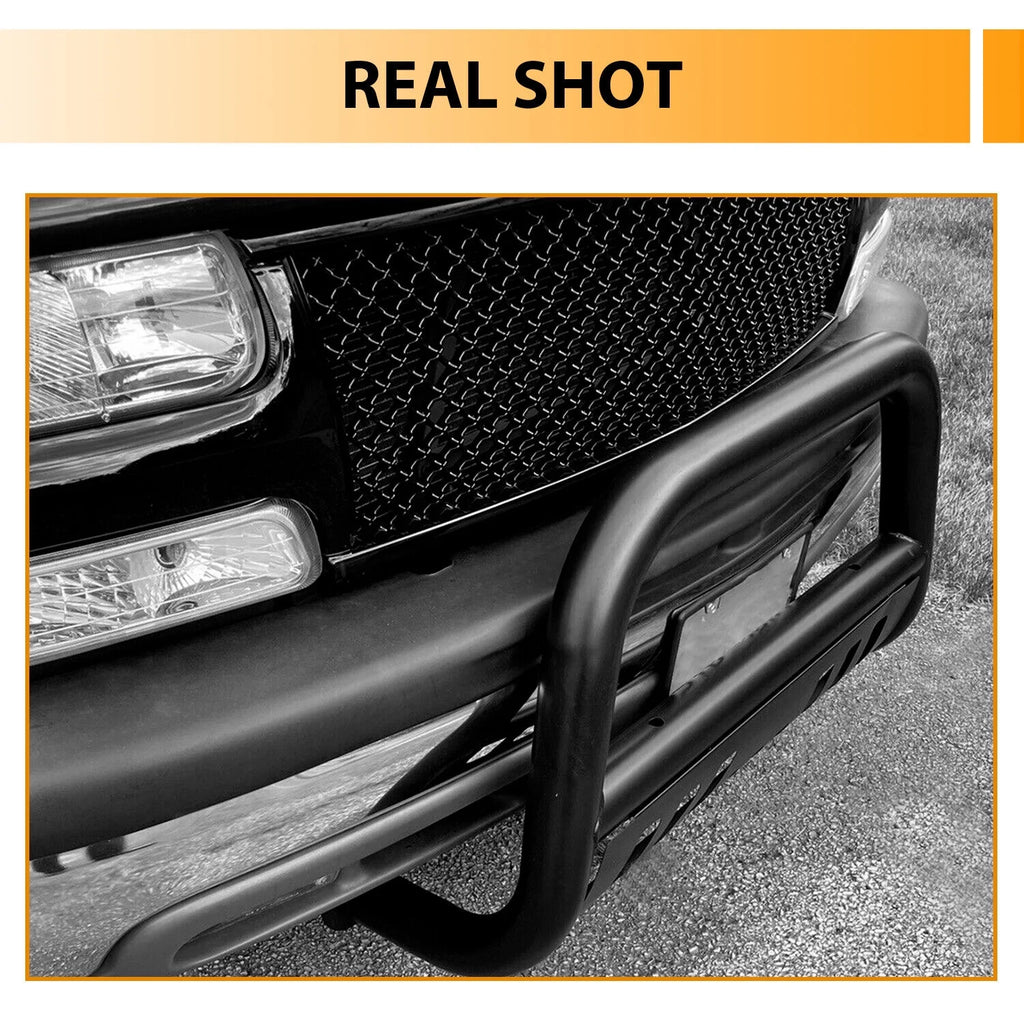 Black 3" Bull Bar Bumper Grille Guard R41382