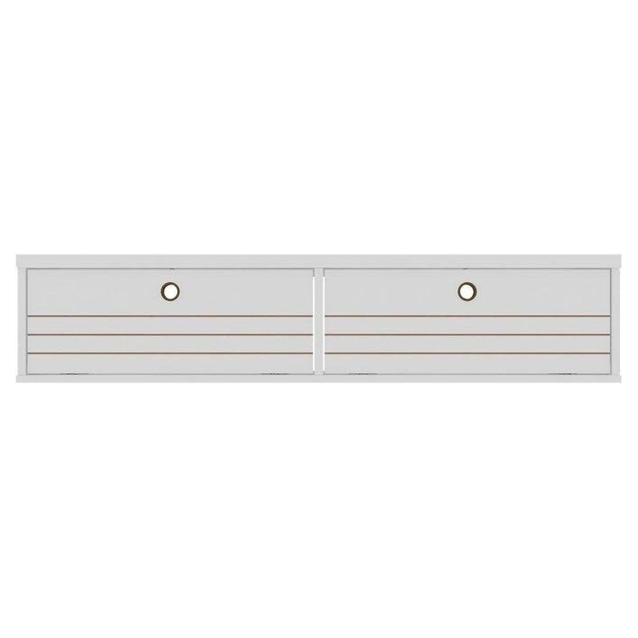 White Floating Entertainment Center L632546