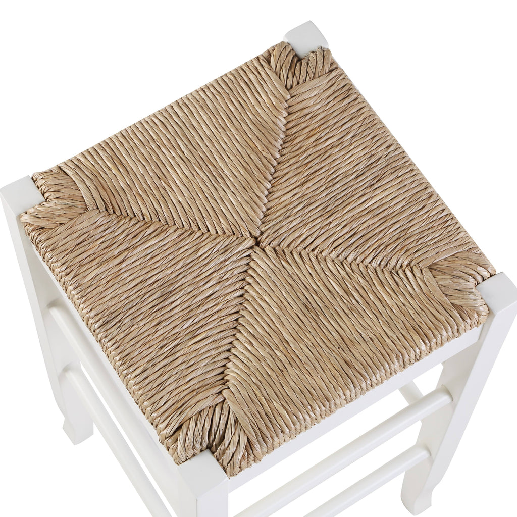 Square Counter Stool Cappuccino G37348