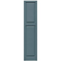 Vinyl Cottage Style Standard Shutter 67x22 Long - 1 Pair (14-3/4in. Wedgewood Blue) C540