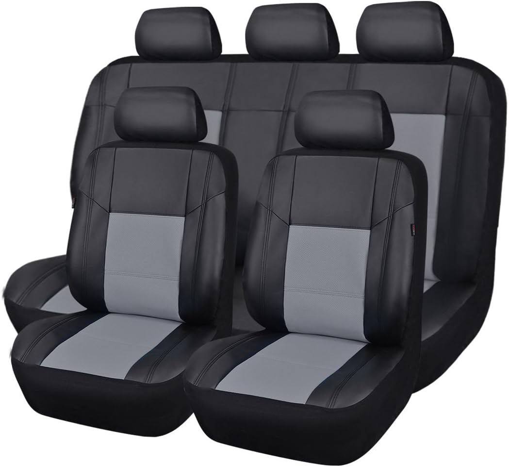 2 Pc PU Leather Car Seat Covers N517009