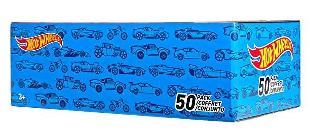 50 Pieces Hot Wheels Car Vehicle Playset M67291
