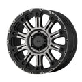 17x9 Black Gray Tint Wheel Z9007