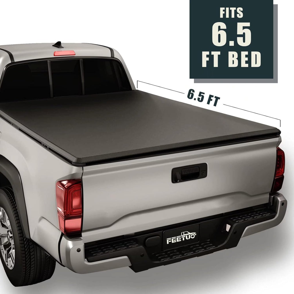 Soft Roll-Up Tonneau Cover Truck Bed 6.5FT O988