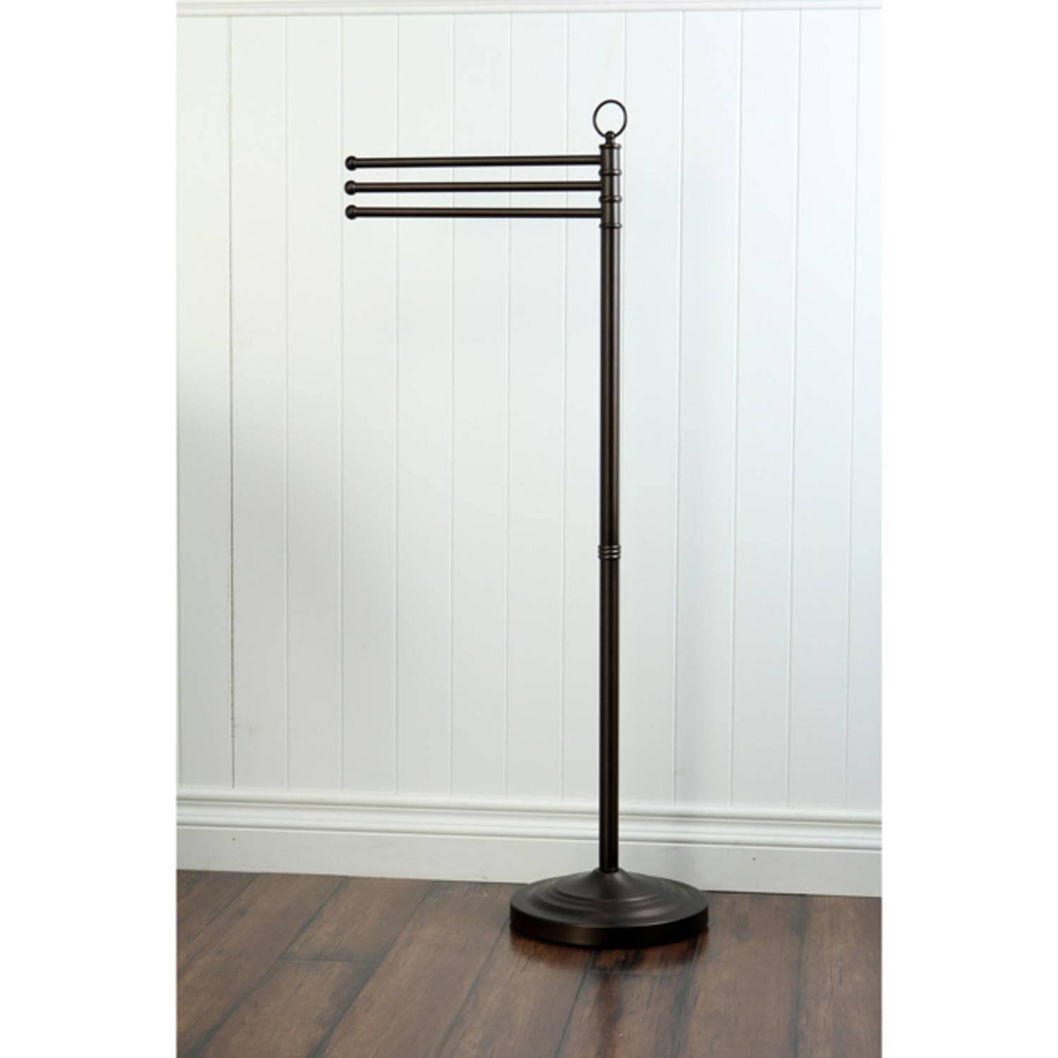 Oil Rubbed Bronze Freestanding Towel Rack S82449