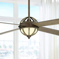 Oil Rubbed Bronze Wood LED Ceiling Fan H364882