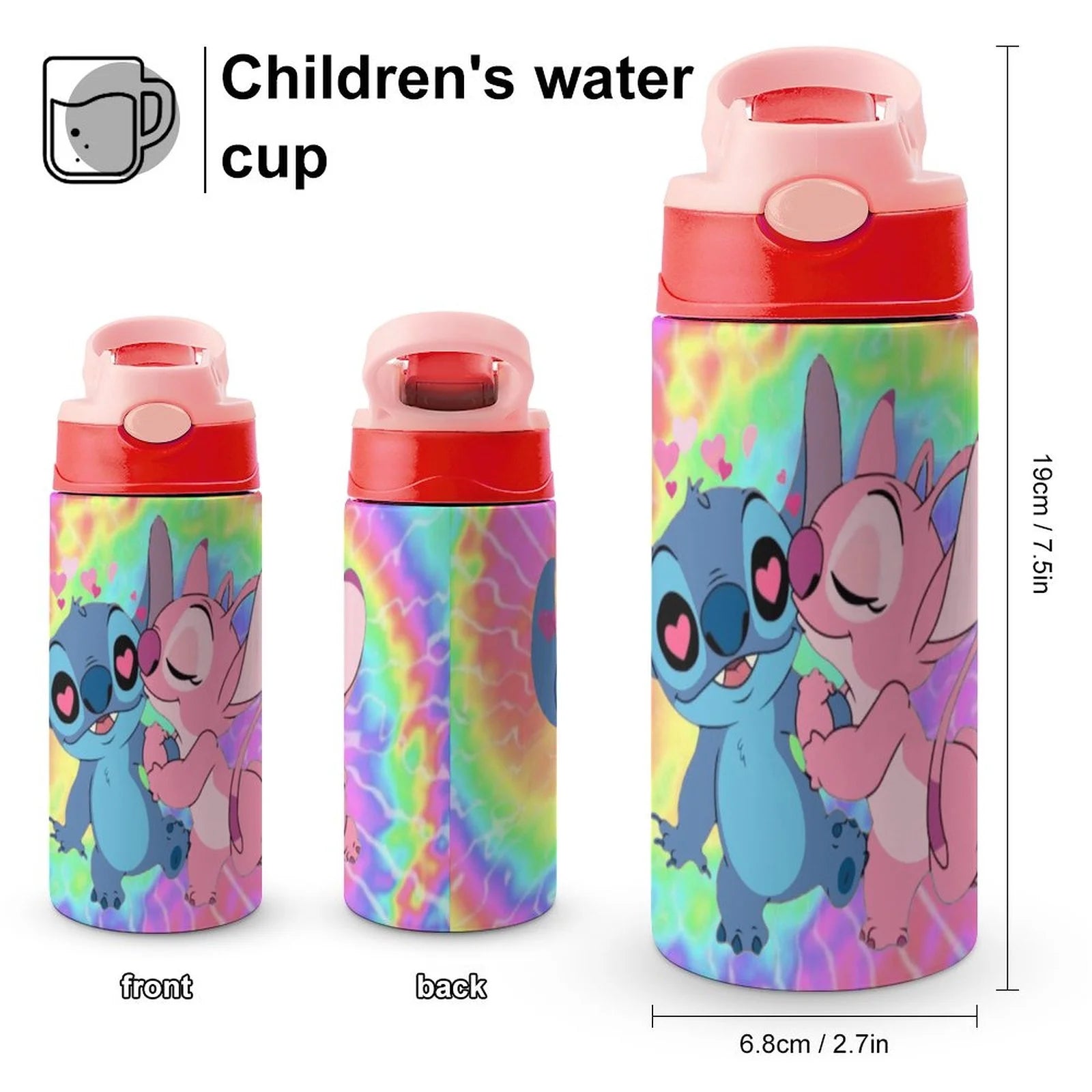 Stainless Steel Vacuum Insulated Water Bottle With Straw J164