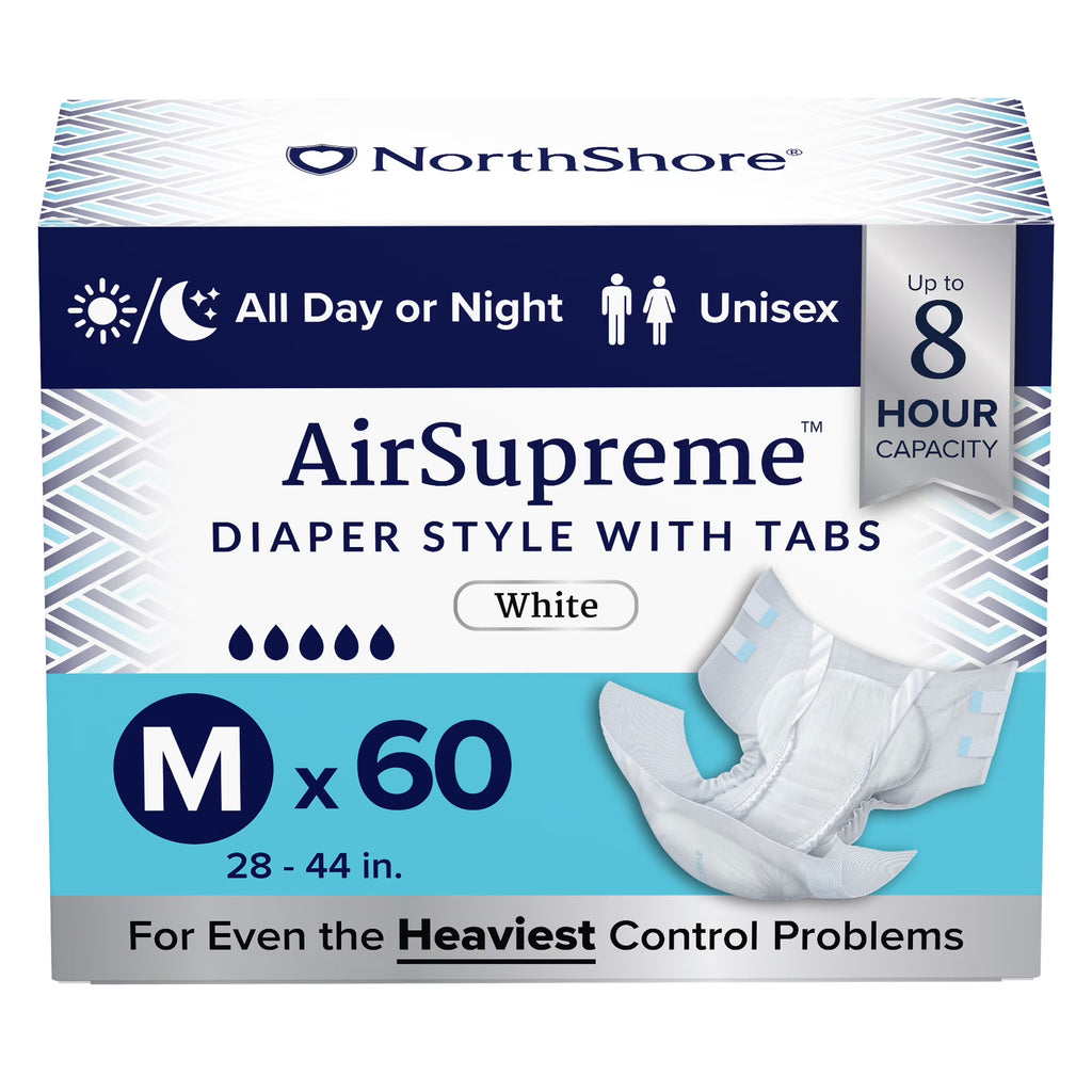 AirSupreme Tab-Style Briefs, Medium, Case/60 I745