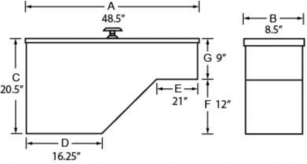 Universal Steel White Specialty Box V1616