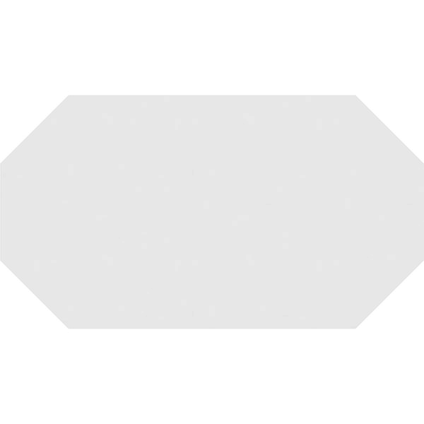 PVC Horizontal Elongated Octagon Gable Vent D589230