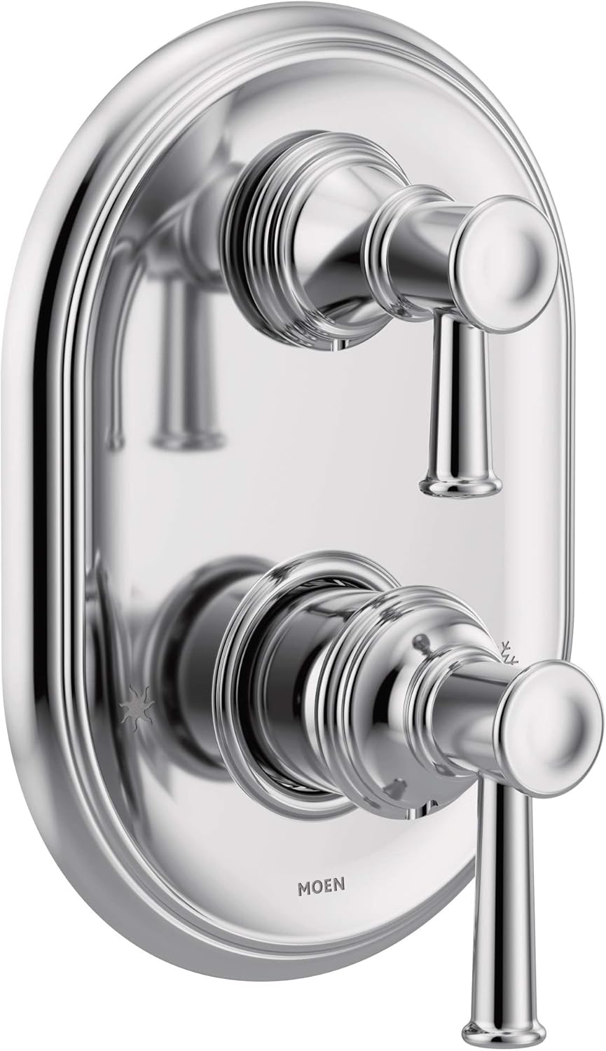 Polished Nickel 2-Handle Shower Trim with Integrated Transfer Z809