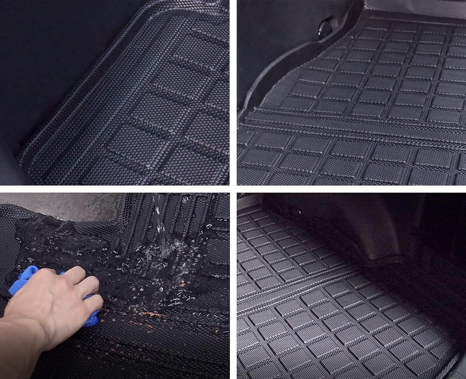 Black Rear Trunk Mats Pack of 2 Z529950