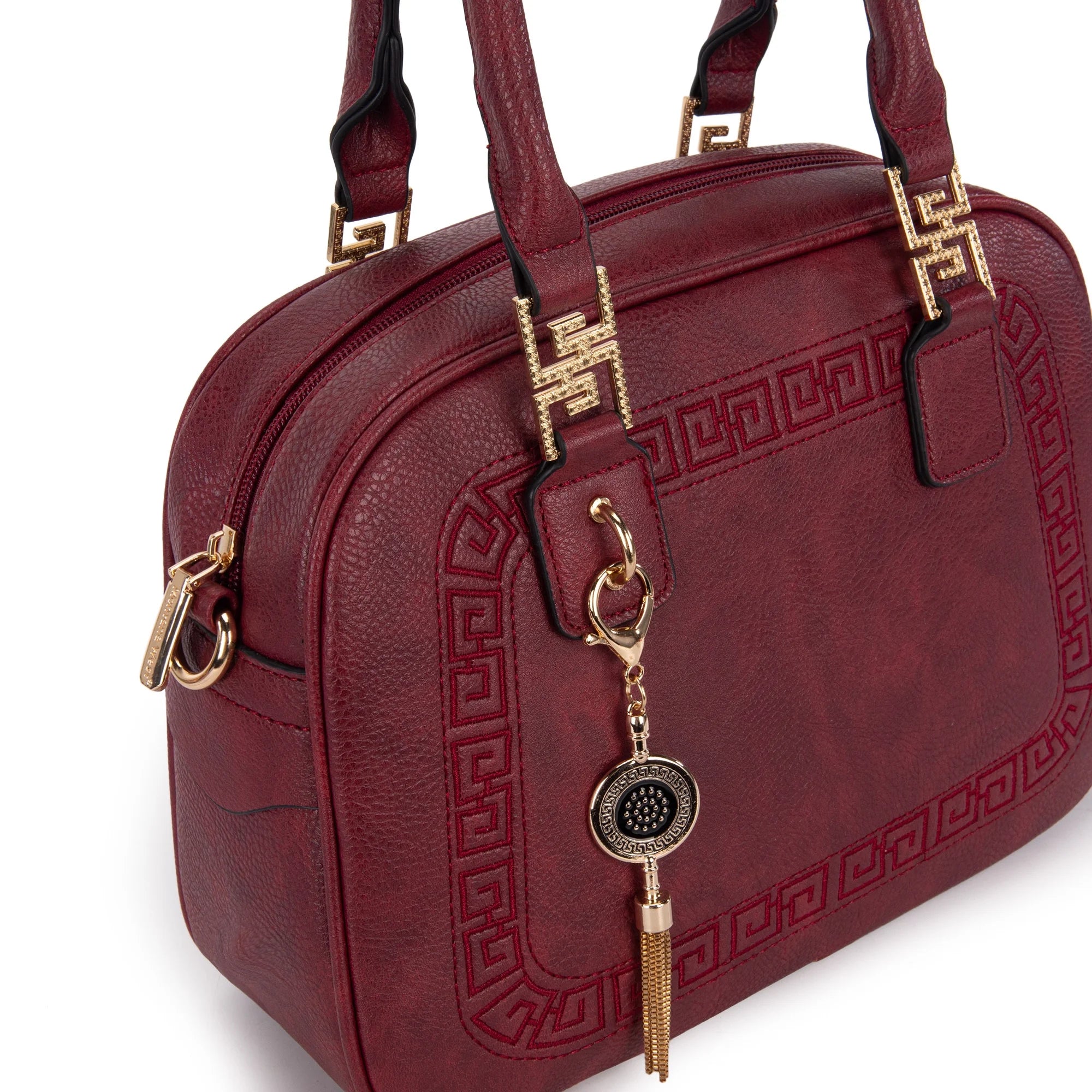 Small Top Handle Purse Crossbody Satchel Handbag Barrel Bag V326