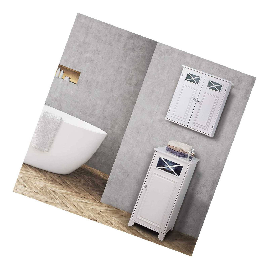 White Wall Cabinet X9826