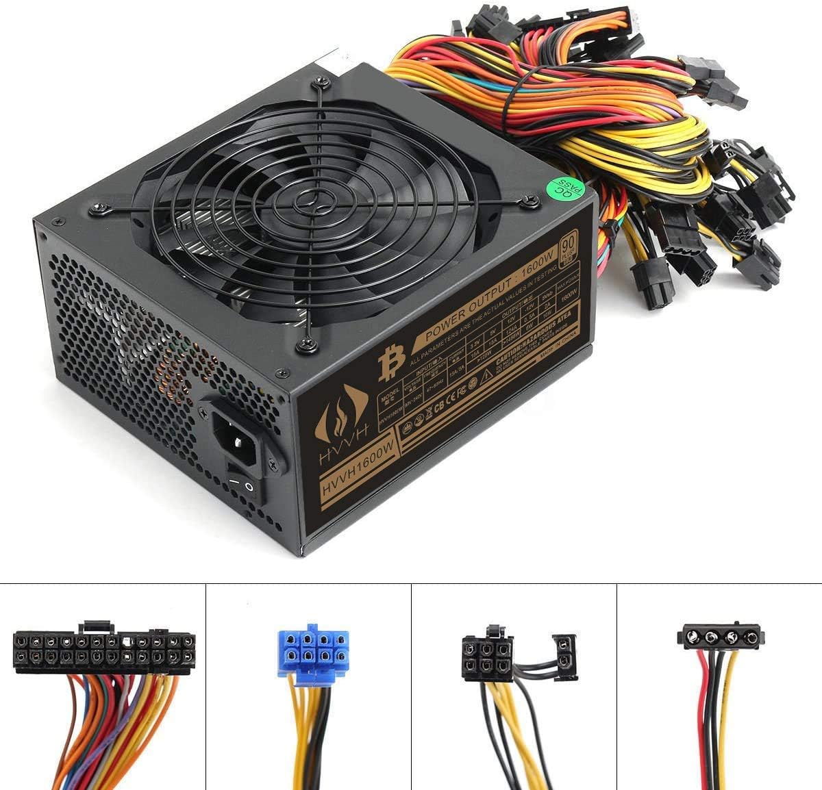1600W ATX 87 Plus Gold Power Supply for GPU R49083