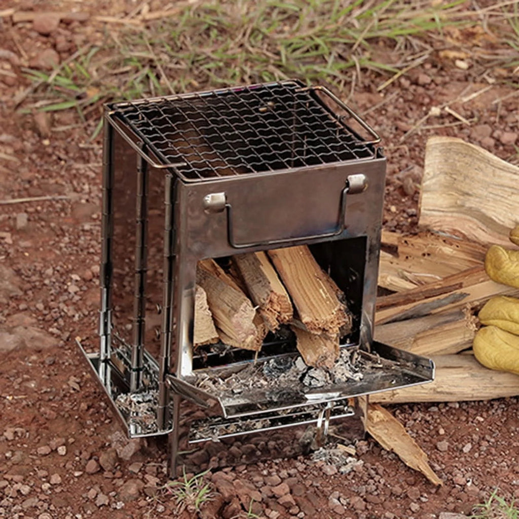 Portable Wood Burning Blowpipe Kit with Carry Bag I180819