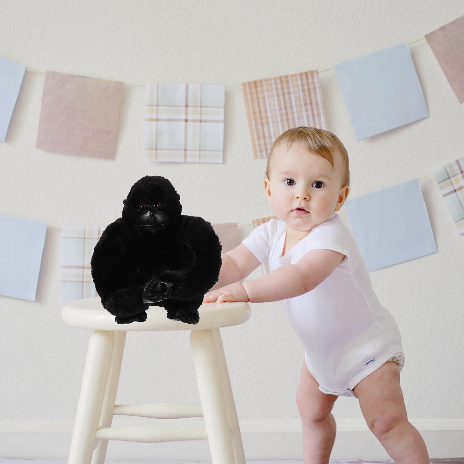 Large Plush Gorilla Stuffed Doll M586