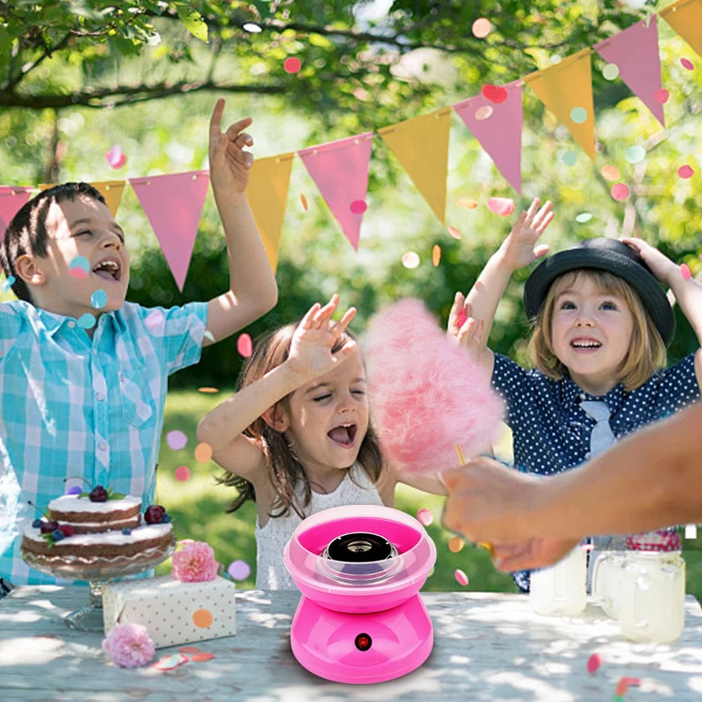 Portable Cotton Candy Machine with Bowl Sugar 10pcs V89356